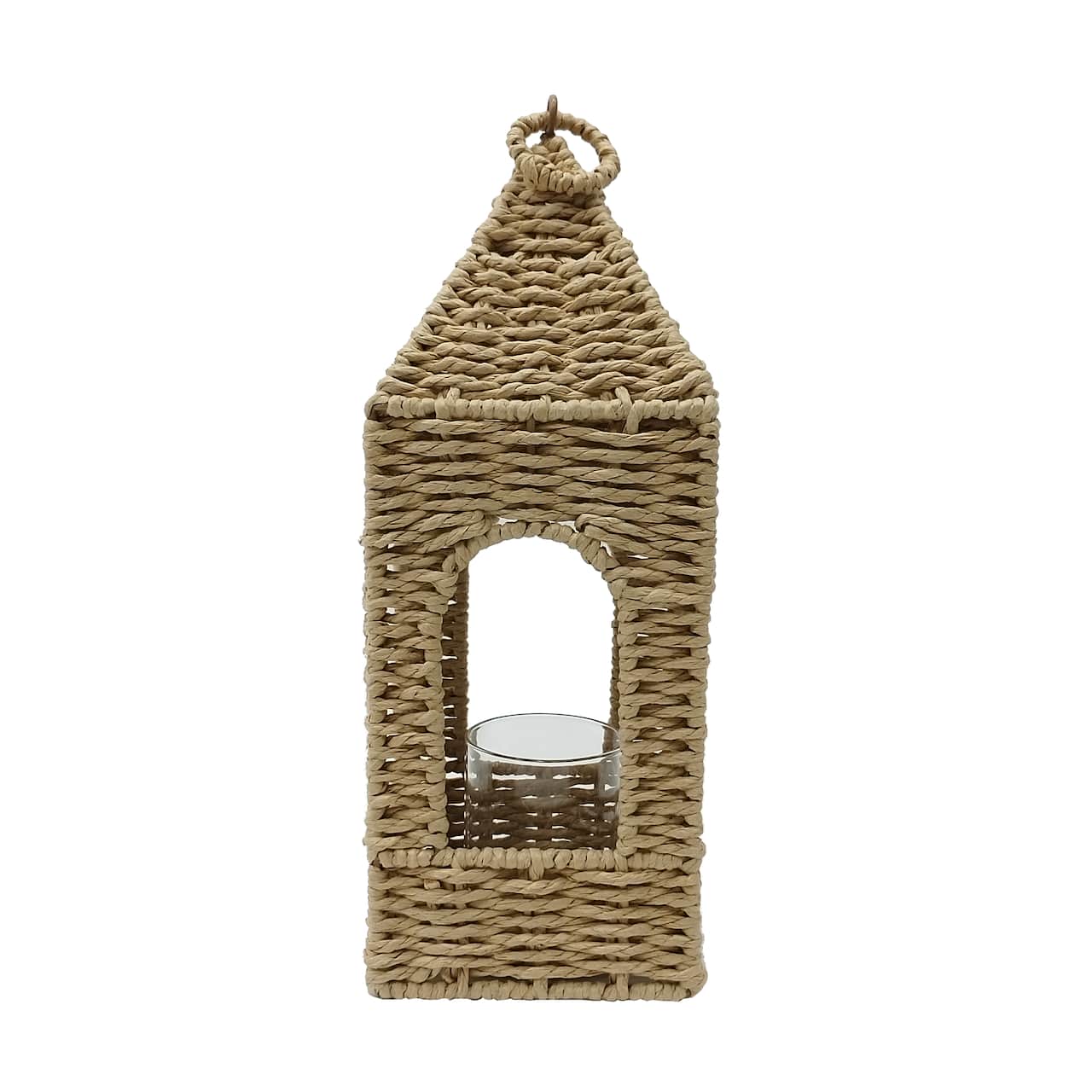 13" Paper Rope Tealight Lantern by Celebrate It™